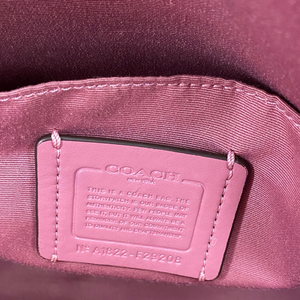 Coach Signature Brown and Pink Tote Bag - Picture 2 of 6